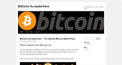 Desktop Screenshot of bitcoinsacceptedhere.com